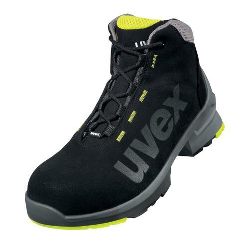 uvex 1 Stiefel S2 85457 schwarz, gelb Mehrweitensystem