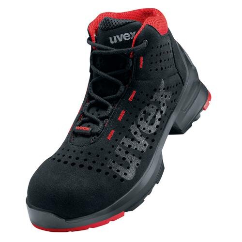 uvex 1 Stiefel S1 85477 schwarz, rot Mehrweitensystem