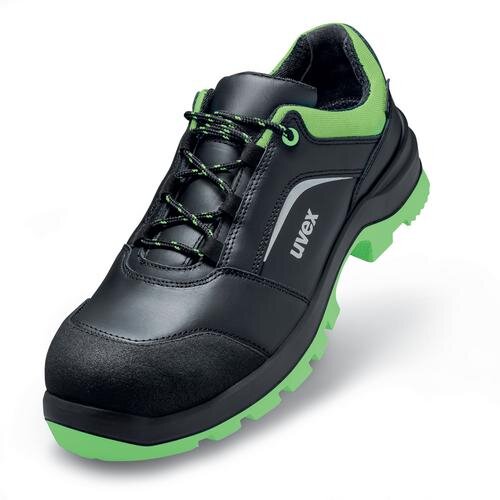 uvex 2 xenova® Halbschuhe S3 95641 schwarz, grün Mehrweitensystem