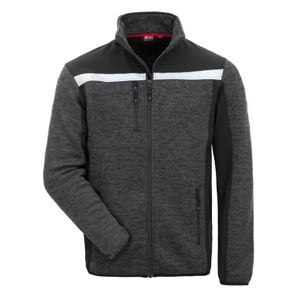 Nitras MOTION TEX PLUS, Strick-Softshelljacke schwarz Gr.S (7190-S)
