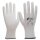 Nitras Nylonhandschuhe, weiß, PU-Beschichtung, teilbeschichtet auf Innenhand und Finger (6200)