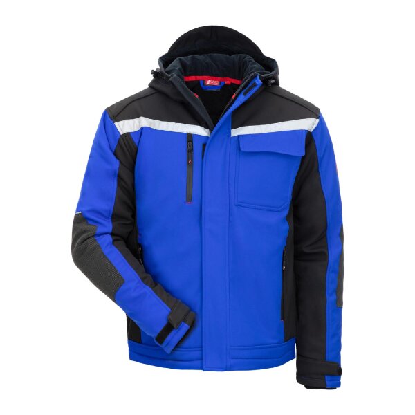 Nitras MOTION TEX PLUS, Winter-Softshelljacke blau / schwarz (7181W)