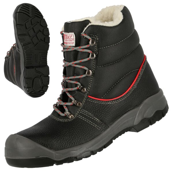 Nitras STEP MID+ W, S3 CI Sicherheitswinterstiefel, hoch, strapazierfähiges Vollleder (7201W)