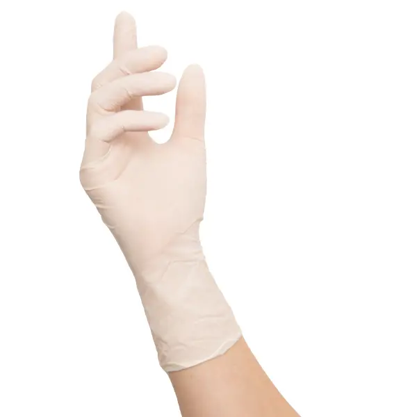 Nitras IDEAL CARE, Latex-Einmalhandschuhe, weiß...