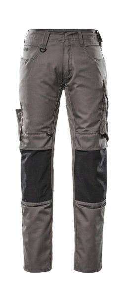 MASCOT® Mannheim UNIQUE Hose mit Knietaschen Anthrazit/Schwarz 82 C52  Herren; Damen (12679-442)