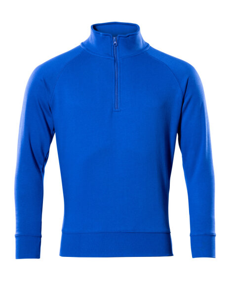 MASCOT® Nantes CROSSOVER Sweatshirt mit kurzem Reißverschluss Kornblau 2XL  Herren (50611-971)