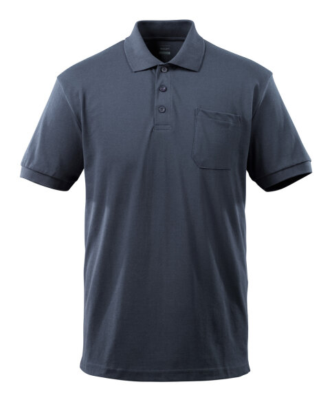 MASCOT® Orgon CROSSOVER Polo-Shirt mit Brusttasche Schwarzblau L  Herren (51586-968)