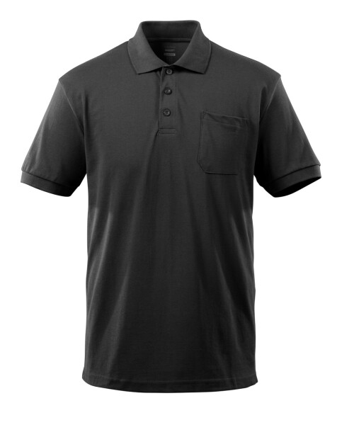 MASCOT® Orgon CROSSOVER Polo-Shirt mit Brusttasche Schwarz M  Herren (51586-968)