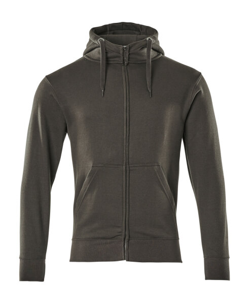 MASCOT® Gimont CROSSOVER Kapuzensweatshirt mit Reißverschluss Dunkelanthrazit S  Herren (51590-970)