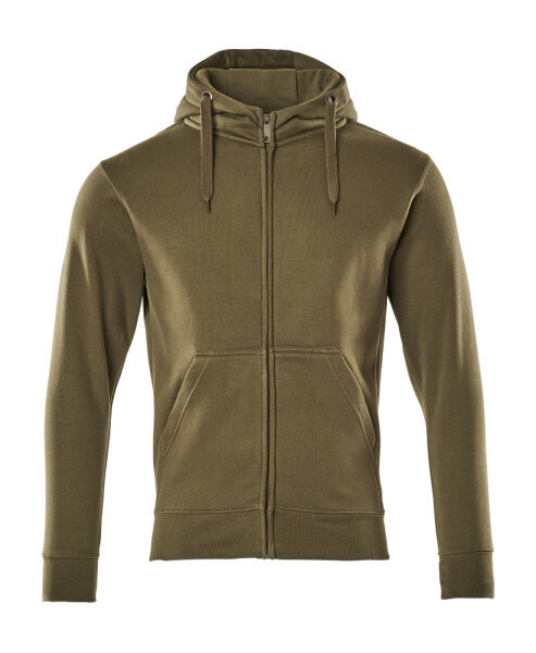MASCOT® Gimont CROSSOVER Kapuzensweatshirt mit Reißverschluss Moosgrün 2XL  Herren (51590-970)