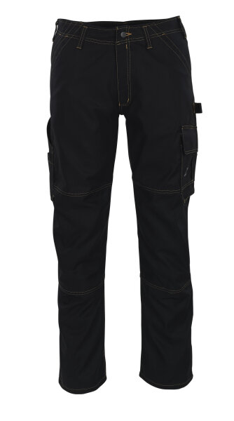 MASCOT® Faro YOUNG Hose mit Schenkeltaschen Schwarz 82 C50  Herren; Damen (05279-010)