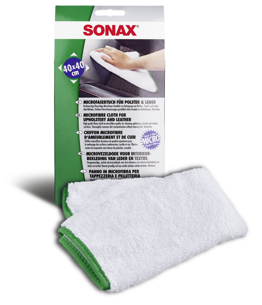 SONAX 04168000  MicrofaserTuch für Polster & Leder 83 g