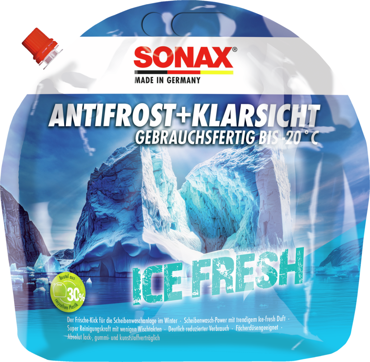 SONAX AntiFrost+Klarsicht bis -20 °C Ice-fresh, 12,59 €