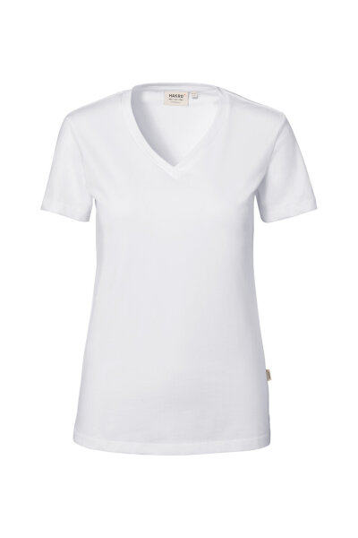 HAKRO Stretch V-Shirt Damen
