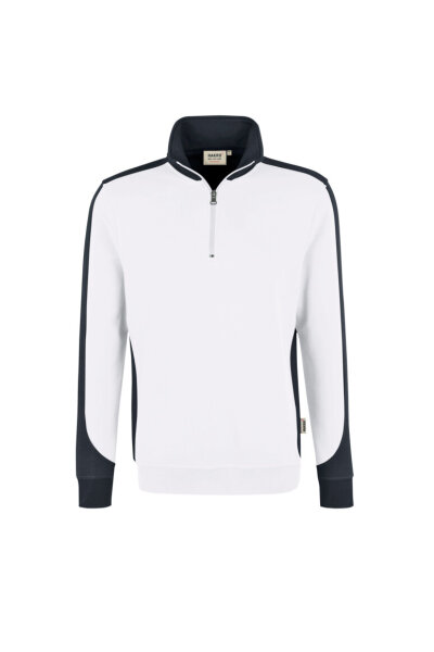 HAKRO MIKRALINAR® Zip-Sweatshirt Contrast