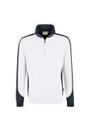 HAKRO MIKRALINAR® Zip-Sweatshirt Contrast