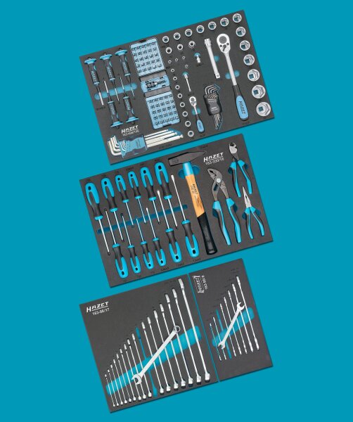 HAZET Werkzeug Sortiment 0-178N/147 - Anzahl Werkzeuge: 147