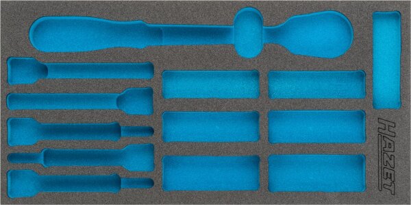 HAZET Zubehör 2-Komponenten Weichschaum-Einlage 163-340L
