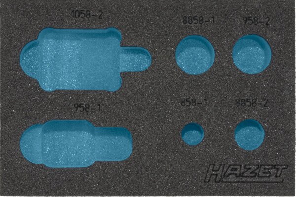 HAZET Zubehör 2-Komponenten Weichschaum-Einlage 163-217L