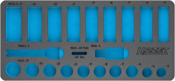 HAZET Zubehör 2-Komponenten Weichschaum-Einlage 163-405L