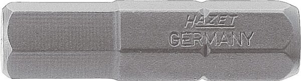 HAZET Bit 2206-10 - Sechskant8 (5/16 Zoll) - Innen-Sechskant Profil - 10 mm