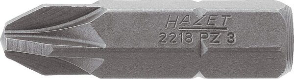 HAZET Bit 2218-PZ1 - Sechskant8 (5/16 Zoll) - Pozidriv Profil PZ - PZ1