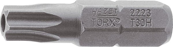 HAZET Bit 2223-T25H - Sechskant6,3 (1/4 Zoll) - Tamper Resistant TORX® Profil - T25H