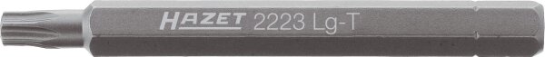 HAZET Bit 2223LG-T25 - Sechskant6,3 (1/4 Zoll) - Innen TORX® Profil - T25