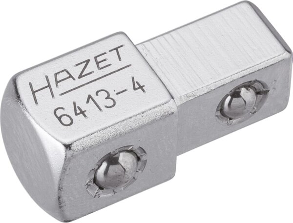 HAZET Durchsteck-Vierkant 6413-4 - Vierkant 10 mm (3/8 Zoll) - Vierkant 12,5 mm (1/2 Zoll)