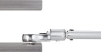 HAZET Einsteck-Ratschen-Ringschlüssel 6606D-21 - Einsteck-Vierkant 14 x 18 mm - Außen-Doppel-Sechskant Profil - 21 mm