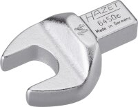 HAZET Einsteck-Maulschlüssel 6450C-14 - Einsteck-Vierkant 9 x 12 mm - Außen-Sechskant Profil - 14 mm