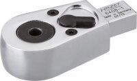 HAZET Bit Einsteck-Umschaltknarre 6408-1 - Einsteck-Vierkant 9 x 12 mm - Sechskant8 mm (5/16 Zoll), Innen-Sechskant Profil