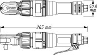 HAZET Hochleistungs-Ratschenschrauber 9022-360 - Vierkant 12,5 mm (1/2 Zoll)