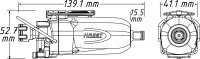 HAZET Schlagschraubendreher 9011T - Lösemoment maximal: 108 Nm - Vierkant 10 mm (3/8 Zoll) - Hochleistungs-Stift-Schlagwerk