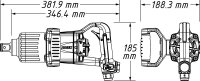 HAZET Schlagschrauber 9014PS-1 - Lösemoment maximal: 3400 Nm - Vierkant 25 mm (1 Zoll) - Direkthammer-Schlagwerk