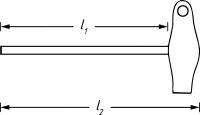 HAZET Schraubendreher - mit T-Griff 829KK-2 - Innen-Sechskant Profil - 2 mm