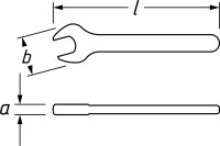 HAZET Einmaulschlüssel - schutzisoliert 450KV-16 - Außen-Sechskant Profil - 16 mm