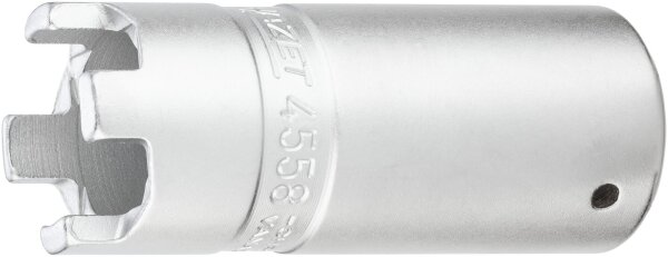 HAZET Druckmutter-Zapfenschlüssel 4558 - Vierkant12,5 mm (1/2 Zoll) - 28.4 mm