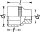 HAZET Steckschlüsseleinsatz - Sechskant 880KV-10 - Vierkant10 mm (3/8 Zoll) - Außen-Sechskant-Tractionsprofil - 10 mm