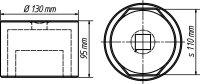 HAZET Nkw Radkapsel-Schlüssel 4937-110 - Vierkant25...