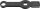 HAZET Schlag-Ringschlüssel - Doppelsechskant - mit 2 Schlagflächen 2872SZ-26 - Vierkant20 mm (3/4 Zoll) - Außen-Doppel-Sechskant Profil - 26 mm