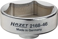 HAZET Ad-Blue® Filter-Schlüssel 2168-46 - Vierkant10 mm (3/8 Zoll) - Außen-Sechskant Profil - 59 mm