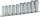 HAZET Steckschlüsseleinsatz Satz - Sechskant 880LG/10H - Vierkant10 mm (3/8 Zoll) - Außen-Sechskant-Tractionsprofil - 10 – 19 - Anzahl Werkzeuge: 10