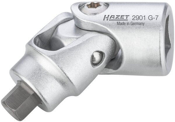 HAZET Bremssattel-Gelenkeinsatz 2901G-7 - Vierkant10 mm (3/8 Zoll) - Innen-Sechskant Profil - 7 mm