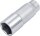 HAZET Steckschlüsseleinsatz - Sechskant 880LG-20 - Vierkant10 mm (3/8 Zoll) - Außen-Sechskant-Tractionsprofil - 20 mm