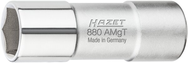 HAZET Zündkerzen Steckschlüsseleinsatz 880AMGT - Vierkant10 mm (3/8 Zoll) - Außen-Sechskant Profil - 16 mm - 5?8 ?