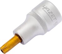 HAZET Schraubendreher-Steckschlüsseleinsatz TORX® 992-T40H - Vierkant12,5 mm (1/2 Zoll) - Tamper Resistant TORX® Profil - T40H