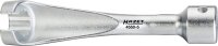 HAZET Einspritzleitungs-Schlüssel 4550-5 - Vierkant12,5 mm (1/2 Zoll) - Außen-Doppel-Sechskant Profil - 14 mm