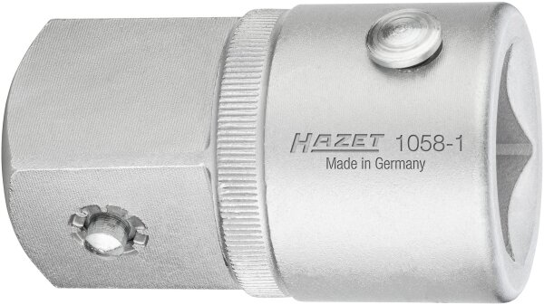 HAZET Vergrößerungsstück 1058-1 - Vierkant20 mm (3/4 Zoll) - Vierkant 25 mm (1 Zoll)