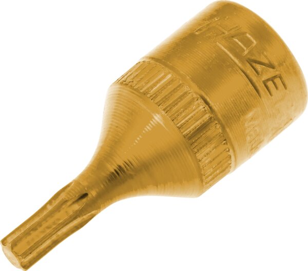 HAZET Schraubendreher-Steckschlüsseleinsatz TORX® 8502-T15 - Vierkant6,3 mm (1/4 Zoll) - Innen TORX® Profil - T15